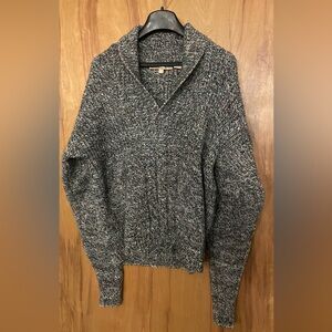 Perry Ellis V-Neck Cowl Sweater